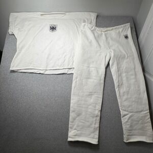 YZY YEEZY YE Vultures Kanye West White Shirt Sweatpants Set Oversized Small USA